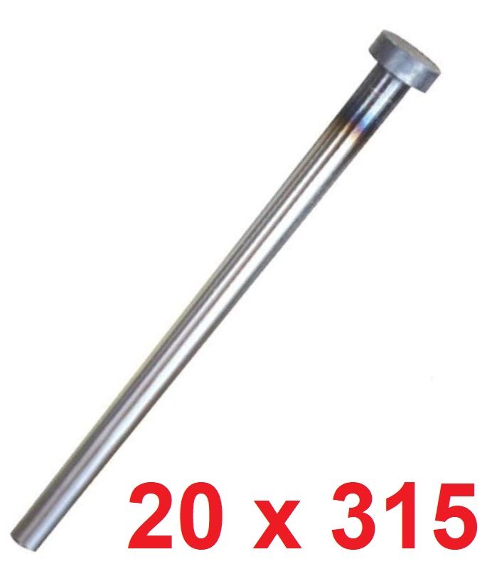 Ø20 x 315 mm Silindir Başlı İtici Pim