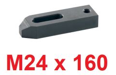 M24 x 160 Destek Delikli Düz Pabuç