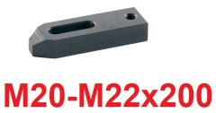 M20 x 200 Destek Delikli Düz Pabuç