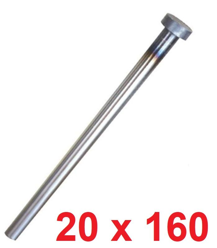 Ø20 x 160 mm Silindir Başlı İtici Pim