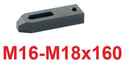 M16 x 160 Destek Delikli Düz Pabuç