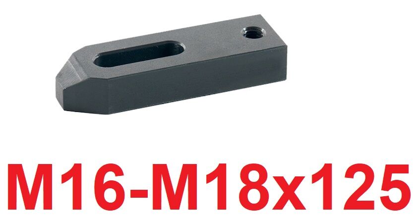M16 x 125 Destek Delikli Düz Pabuç