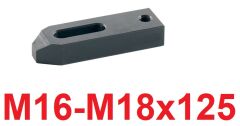 M16 x 125 Destek Delikli Düz Pabuç