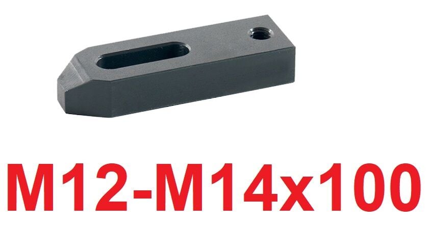 M12 x 100 Destek Delikli Düz Pabuç