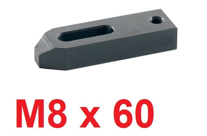 M8 x 60 Destek Delikli Düz Pabuç