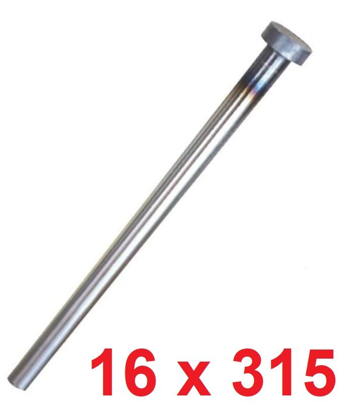 Ø16 x 315 mm Silindir Başlı İtici Pim