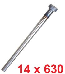 Ø14 x 630 mm Silindir Başlı İtici Pim