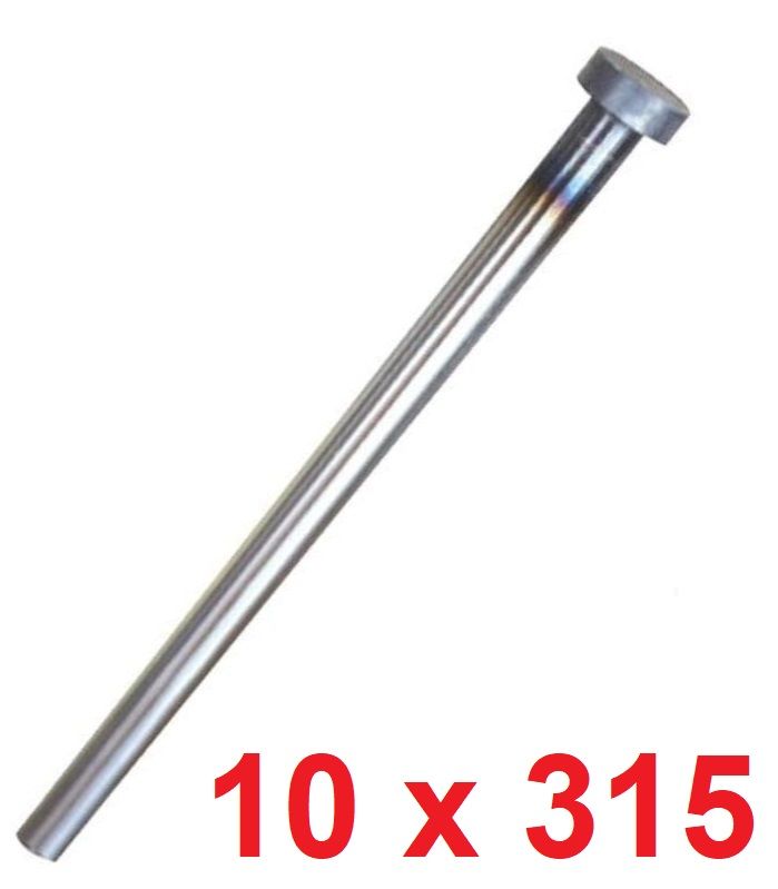 Ø10 x 315 mm Silindir Başlı İtici Pim