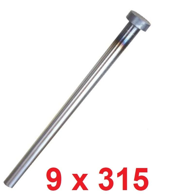 Ø9 x 315 mm Silindir Başlı İtici Pim