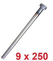 Ø9 x 250 mm Silindir Başlı İtici Pim