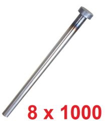 Ø8 x 1000 mm Silindir Başlı İtici Pim
