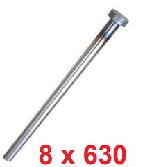 Ø8 x 630 mm Silindir Başlı İtici Pim