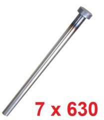 Ø7 x 630 mm Silindir Başlı İtici Pim