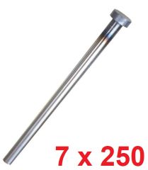 Ø7 x 250 mm Silindir Başlı İtici Pim
