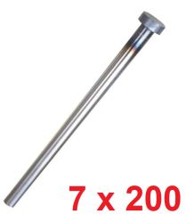 Ø7 x 200 mm Silindir Başlı İtici Pim