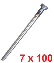Ø7 x 100 mm Silindir Başlı İtici Pim