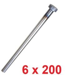 Ø6 x 200 mm Silindir Başlı İtici Pim