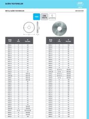 80 x 0,3 x 22 mm Z=160 Daire Testere HSS DIN1837