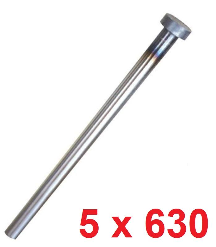 Ø5 x 630 mm Silindir Başlı İtici Pim