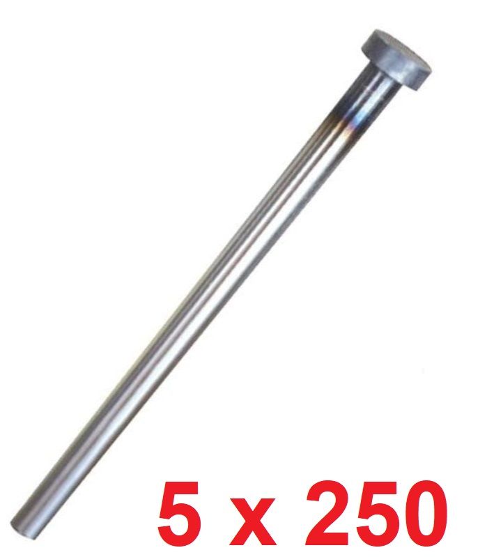 Ø5 x 250 mm Silindir Başlı İtici Pim