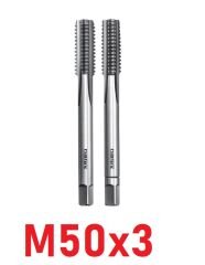 M50x3 İnce Diş El Kılavuz Takımı DIN2181