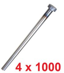 Ø4 x 1000 mm Silindir Başlı İtici Pim