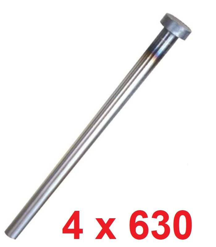 Ø4 x 630 mm Silindir Başlı İtici Pim