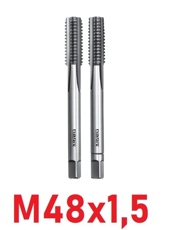 M48x1,5 İnce Diş El Kılavuz Takımı DIN2181