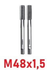 M48x1,5 İnce Diş El Kılavuz Takımı DIN2181