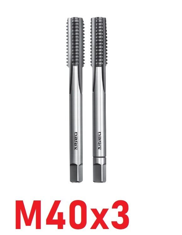M40x3 İnce Diş El Kılavuz Takımı DIN2181