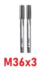 M36x3 İnce Diş El Kılavuz Takımı DIN2181