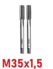 M35x1,5 İnce Diş El Kılavuz Takımı DIN2181