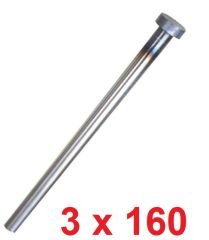 Ø3 x 160 mm Silindir Başlı İtici Pim