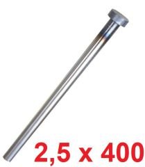Ø2,5 x 400 mm Silindir Başlı İtici Pim