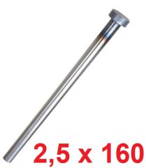 Ø2,5 x 160 mm Silindir Başlı İtici Pim