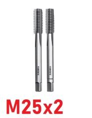 M25x2 İnce Diş El Kılavuz Takımı DIN2181