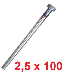Ø2,5 x 100 mm Silindir Başlı İtici Pim