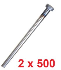 Ø2 x 500 mm Silindir Başlı İtici Pim