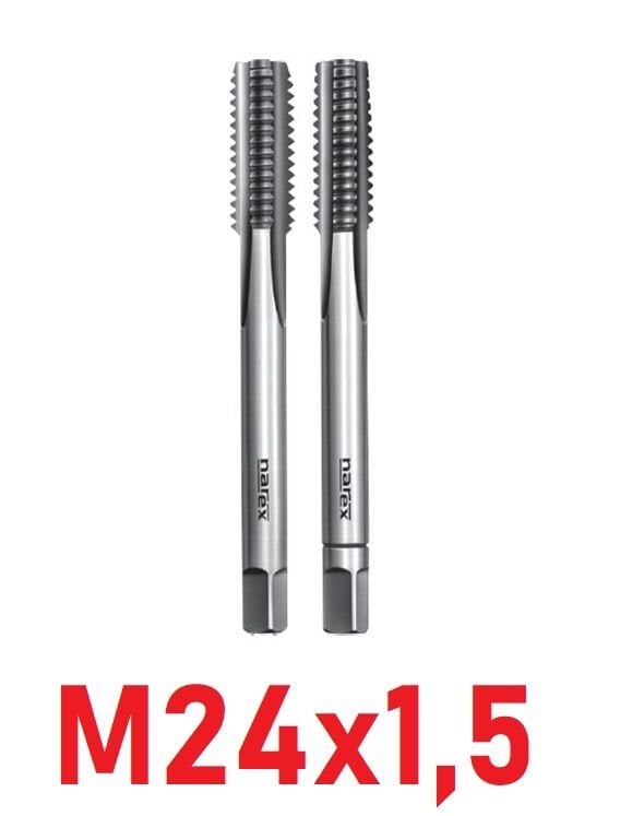 M24x1,5 İnce Diş El Kılavuz Takımı DIN2181