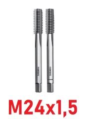 M24x1,5 İnce Diş El Kılavuz Takımı DIN2181