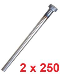 Ø2 x 250 mm Silindir Başlı İtici Pim