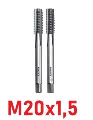 M20x1,5 İnce Diş El Kılavuz Takımı DIN2181