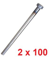 Ø2 x 100 mm Silindir Başlı İtici Pim
