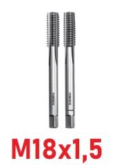 M18x1,5 İnce Diş El Kılavuz Takımı DIN2181