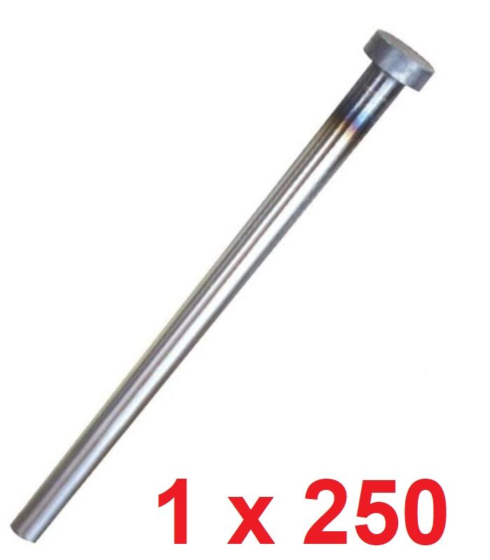 Ø1 x 250 mm Silindir Başlı İtici Pim