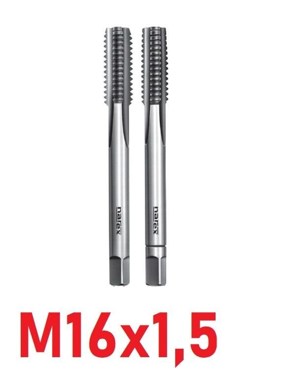 M16x1,5 İnce Diş El Kılavuz Takımı DIN2181