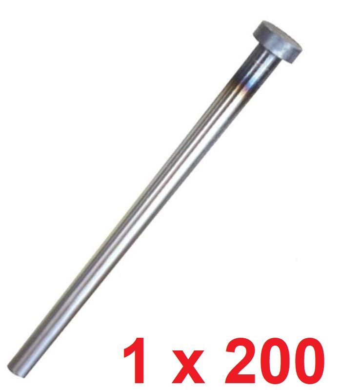 Ø1 x 200 mm Silindir Başlı İtici Pim