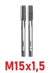 M15x1,5 İnce Diş El Kılavuz Takımı DIN2181