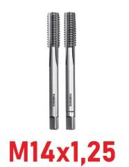 M14x1,25 İnce Diş El Kılavuz Takımı DIN2181