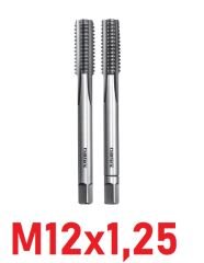 M12x1,25 İnce Diş El Kılavuz Takımı DIN2181